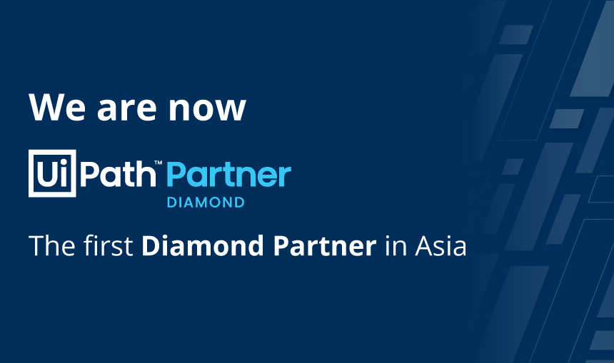 First Official Diamond Partner of UiPath in Asia