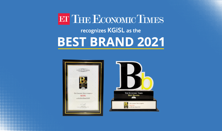 Economic Times has awarded KGISL as Best Brand 2021 